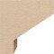 Ekena Millwork 6"W x 6"D x 6"H Wide Clemmons Rough Cedar Woodgrain TimberThane Corbel, Primed Tan CORUR06X06X06CLERCPR - alternate 6